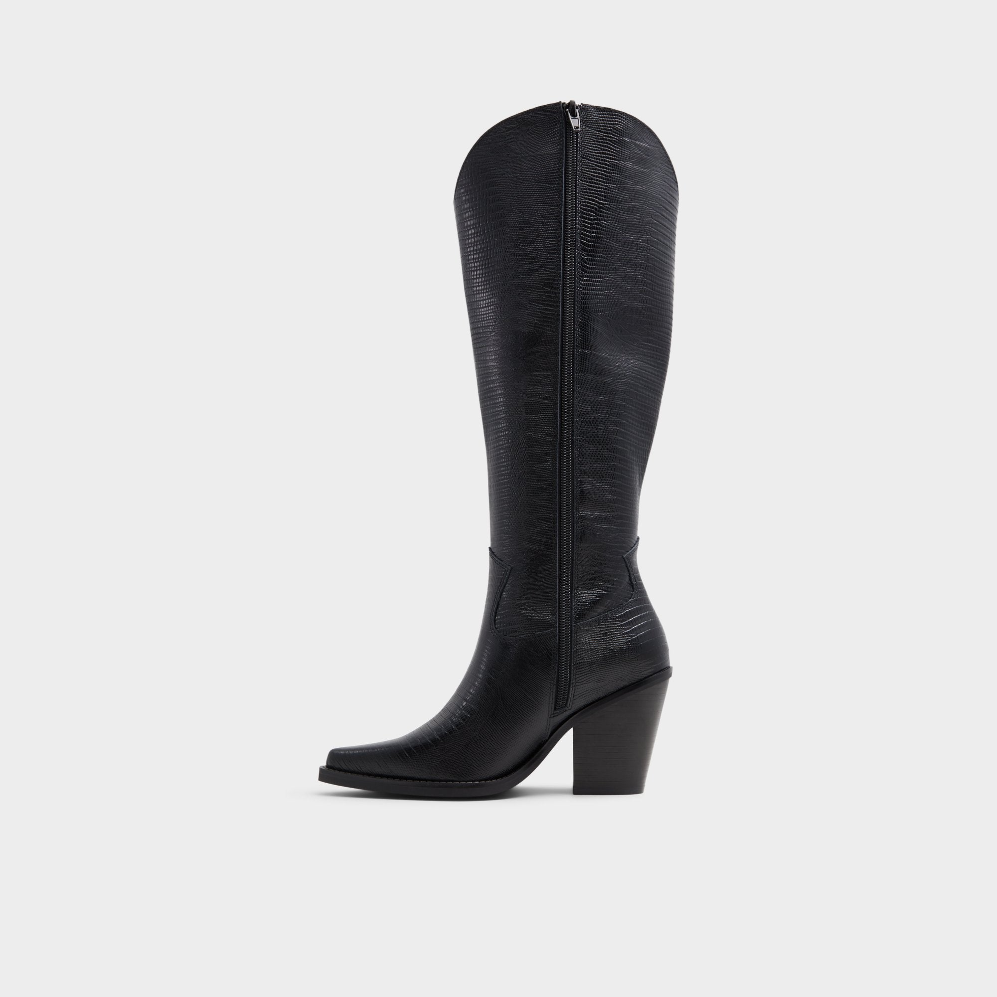 Nevada-wc Black Women's Western - Western knee-high boot, Black