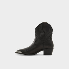 Valley Black Women's Western - Western boot, Block heel