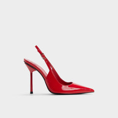 Serrah in Medium Red - Pump, Stiletto heel