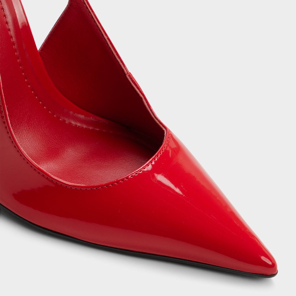 Serrah in Medium Red - Pump, Stiletto heel
