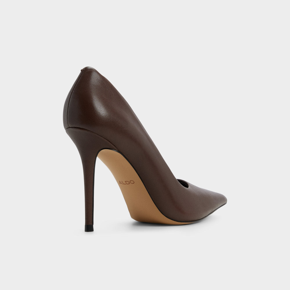 Stasya in Dark Brown - Pump, Stiletto heel