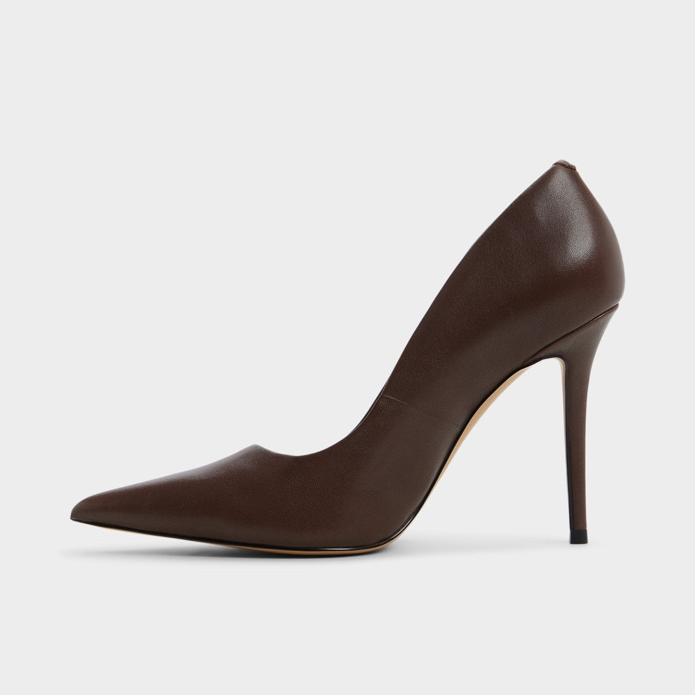 Stasya in Dark Brown - Pump, Stiletto heel
