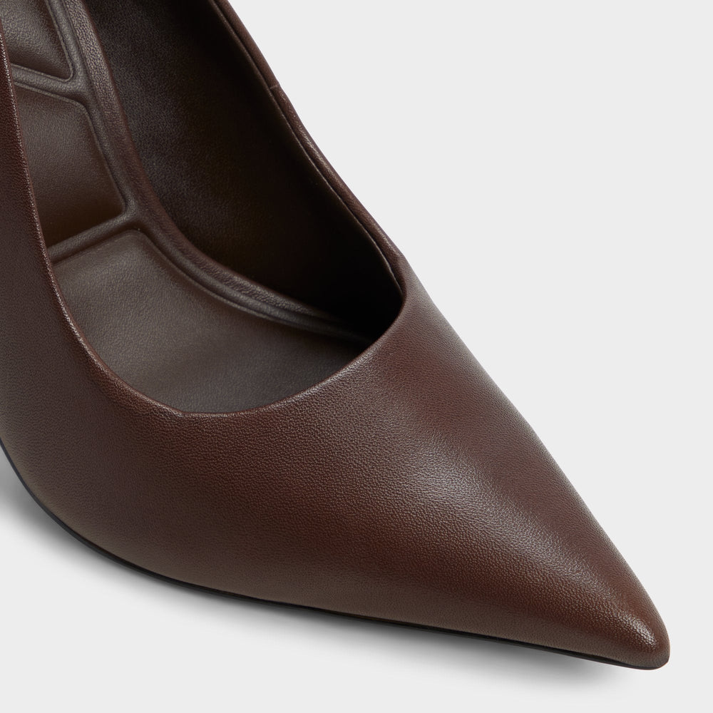 Stasya in Dark Brown - Pump, Stiletto heel