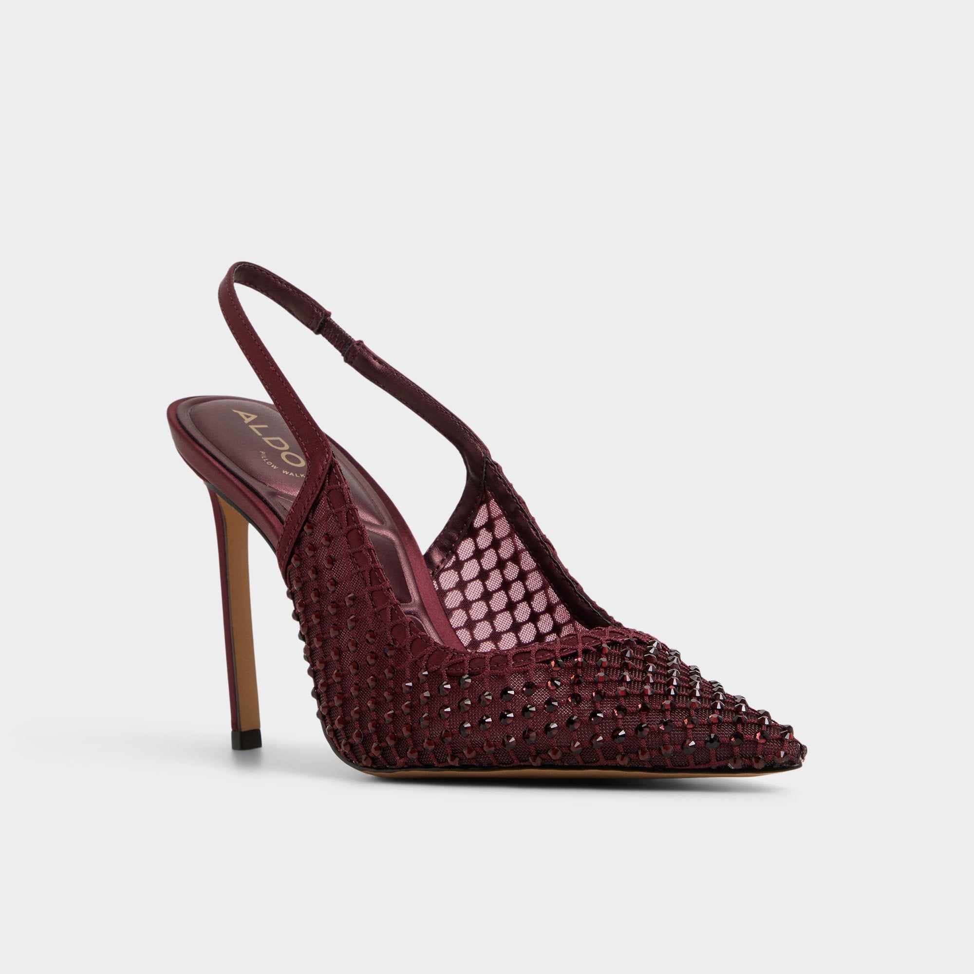 Marciana in Burgundy 14151906 - Slingback heel, Stiletto heel