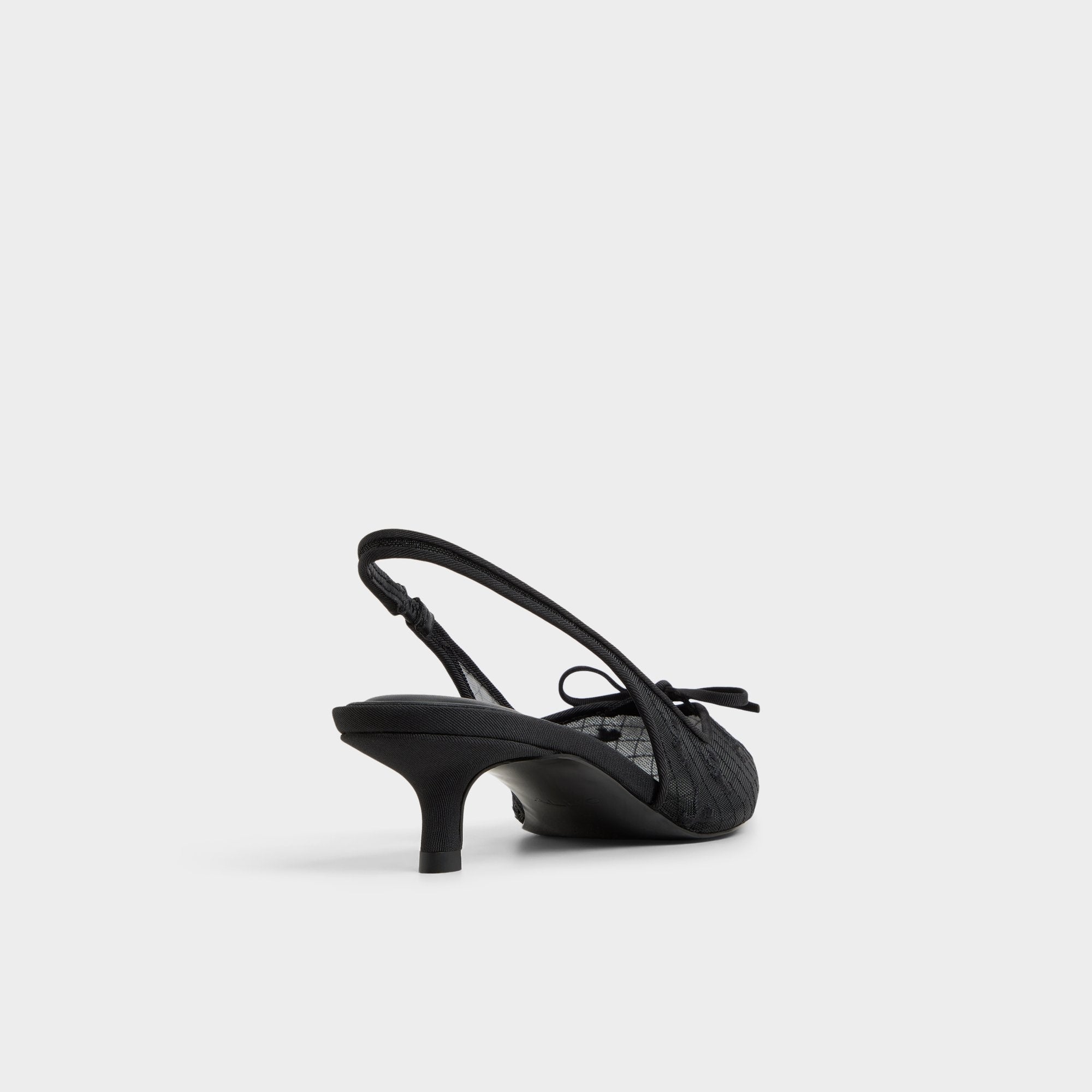 Azaro in Other Black 14151901 - Slingback heel, Kitten heel
