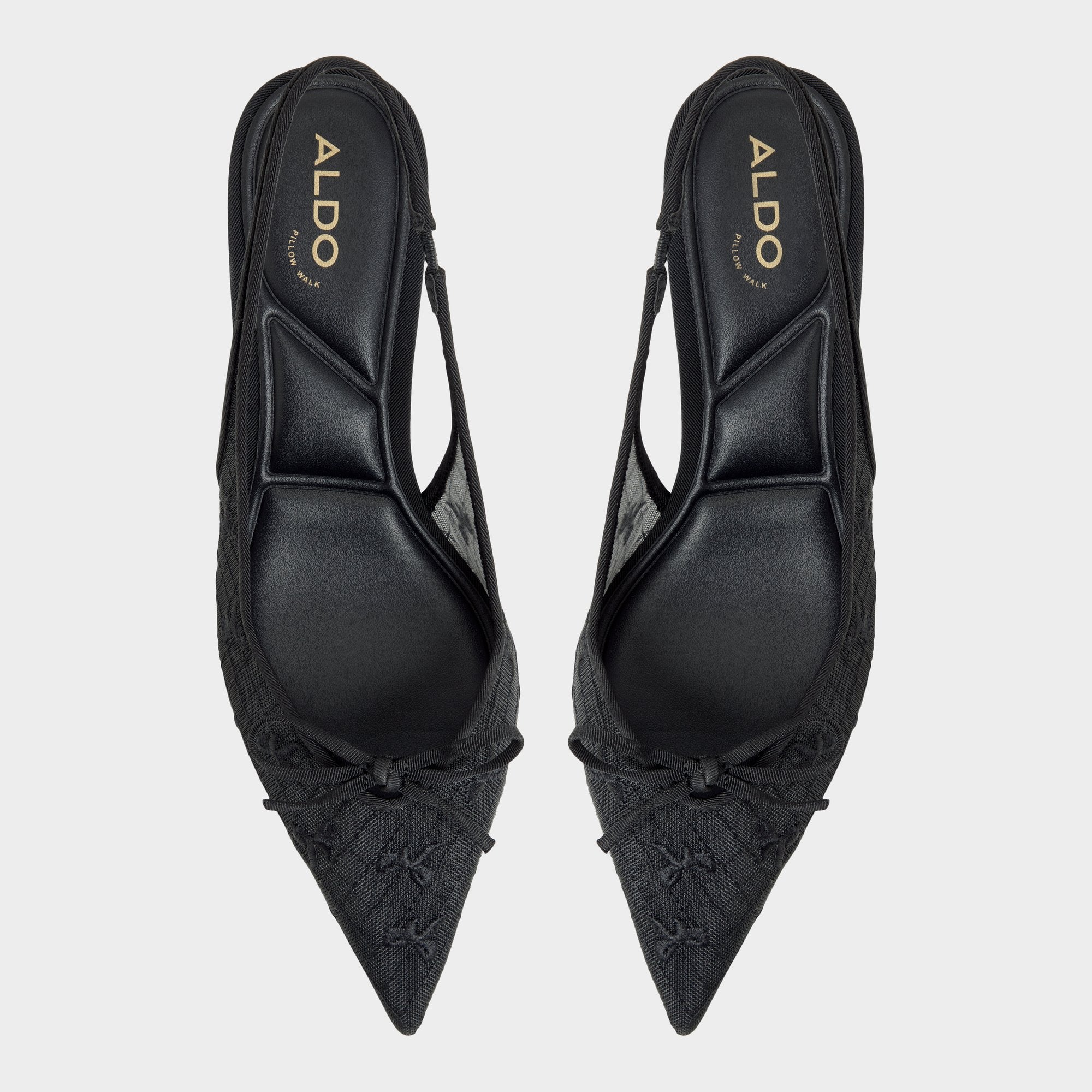 Azaro in Other Black 14151901 - Slingback heel, Kitten heel