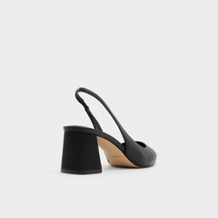 Uliana Black Women's Block heels - Slingback heel, Block heel
