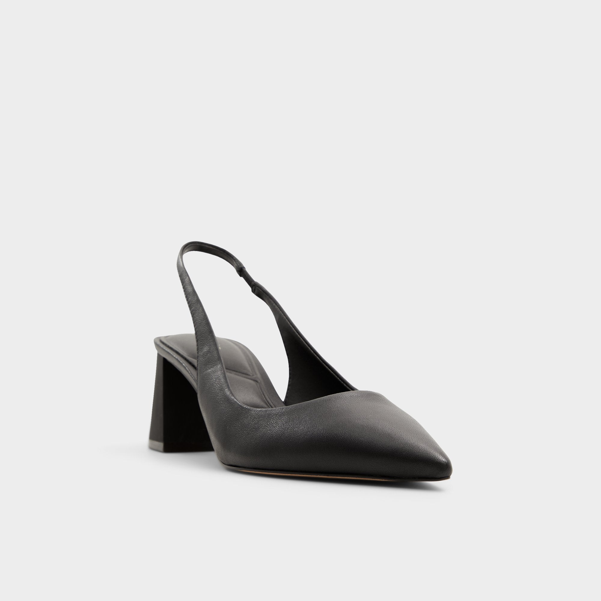 Uliana Black Women's Block heels - Slingback heel, Block heel