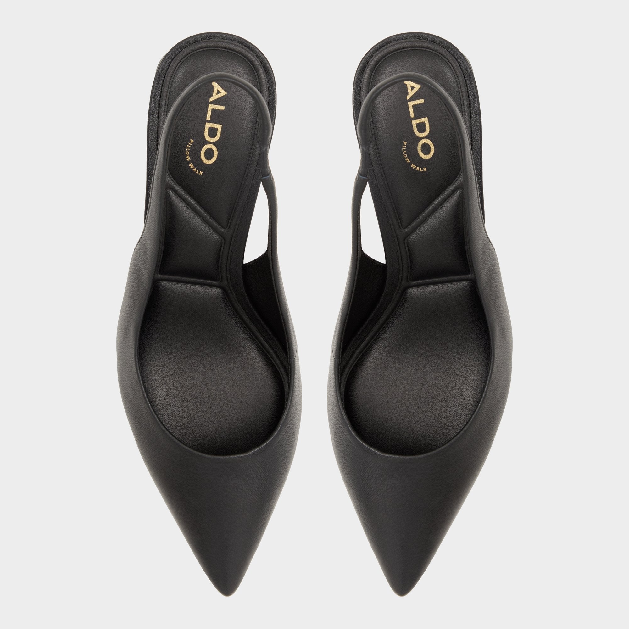 Uliana Black Women's Block heels - Slingback heel, Block heel