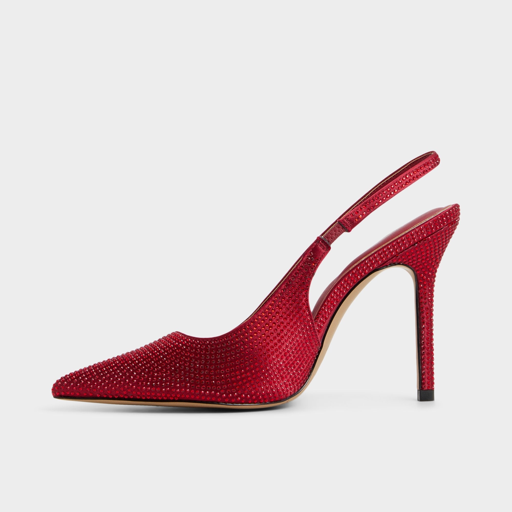 Lovebloom in Dark Red 14151889 - Slingback heel, Stiletto heel