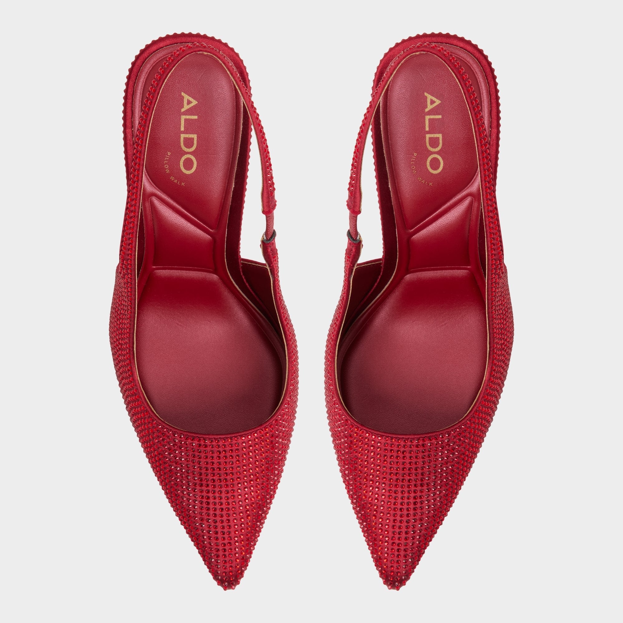 Lovebloom in Dark Red 14151889 - Slingback heel, Stiletto heel