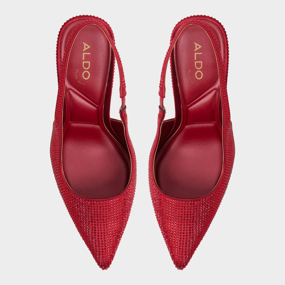 Lovebloom in Dark Red 14151889 - Slingback heel, Stiletto heel