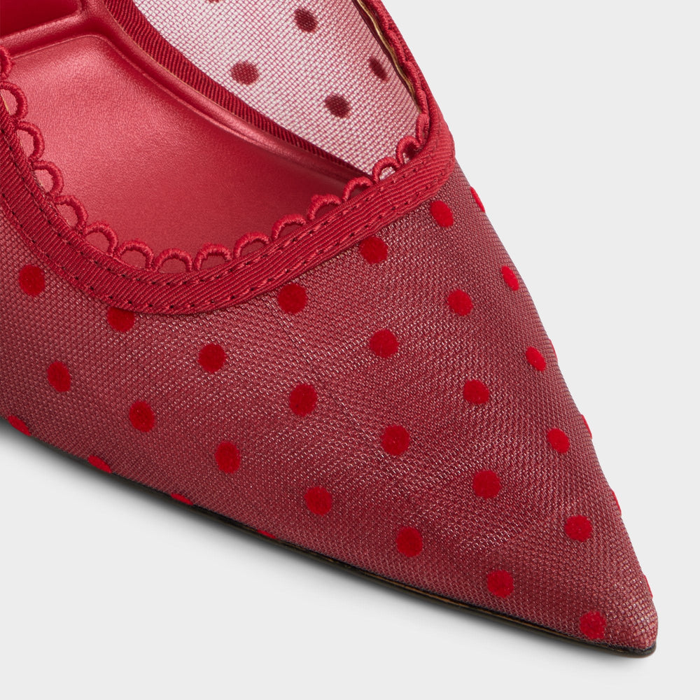 Hennie in Dark Red 14151902 - Slingback heel, Stiletto heel