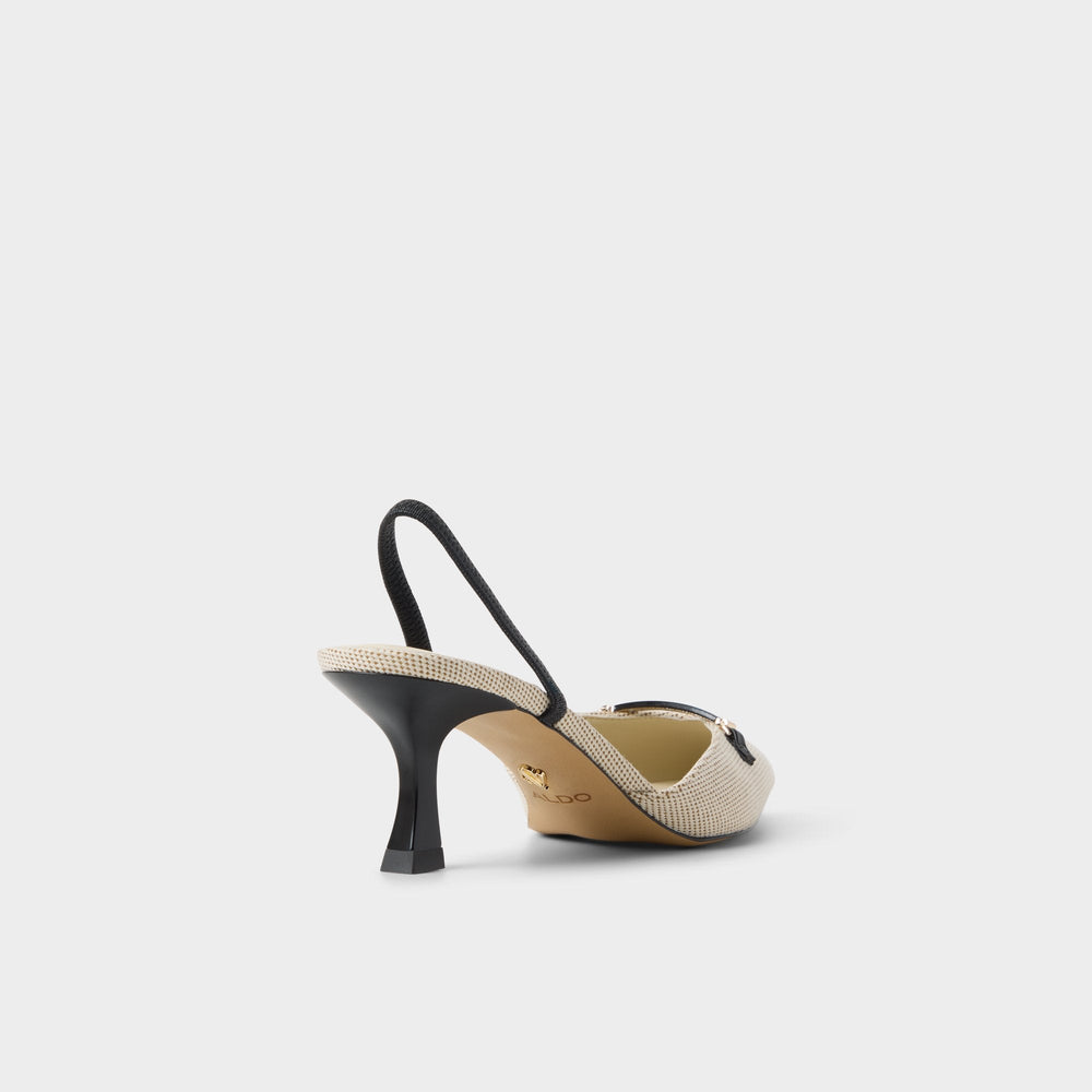 Nailah Open Natural Women's Kitten heels - Slingback heel, Kitten heel