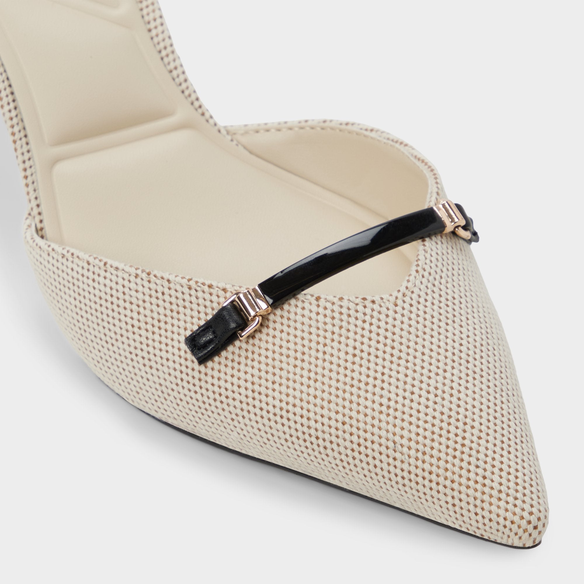 Nailah Open Natural Women's Kitten heels - Slingback heel, Kitten heel