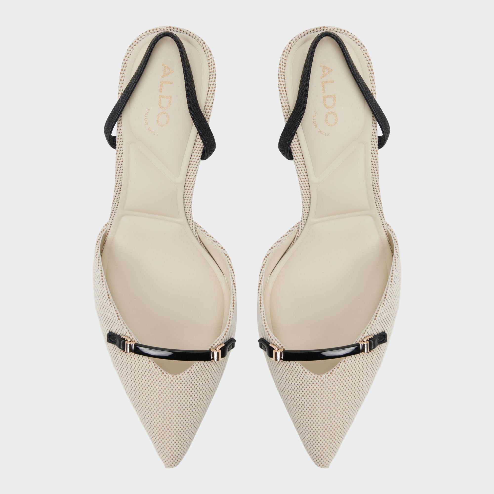 Nailah Open Natural Women's Kitten heels - Slingback heel, Kitten heel