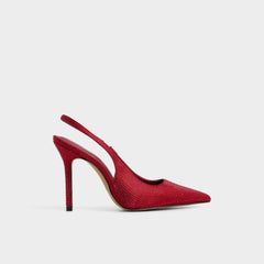 Lovebloom in Xt Dark Red - Slingback heel, Stiletto heel