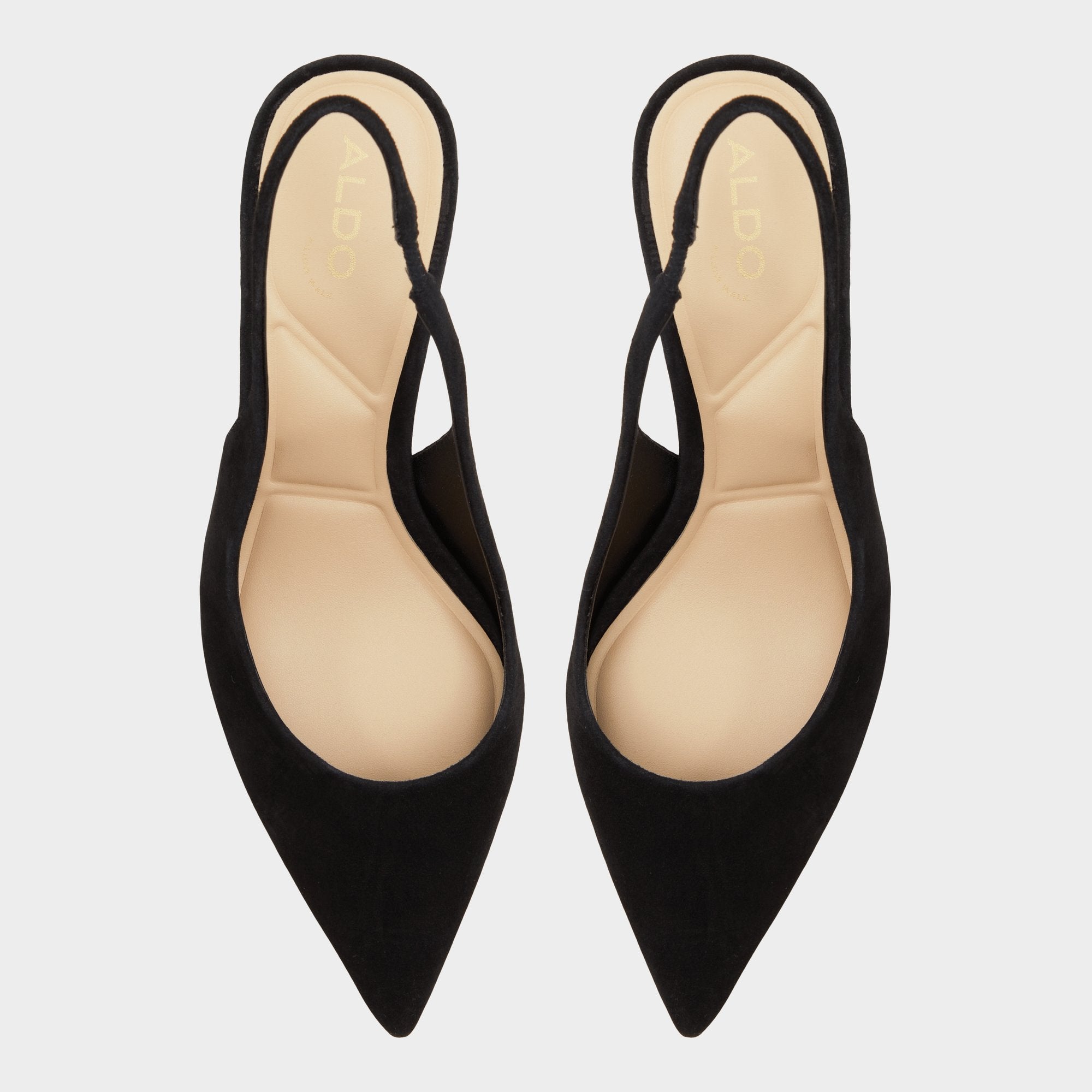 Uliana in Other Black - Slingback heel, Block heel