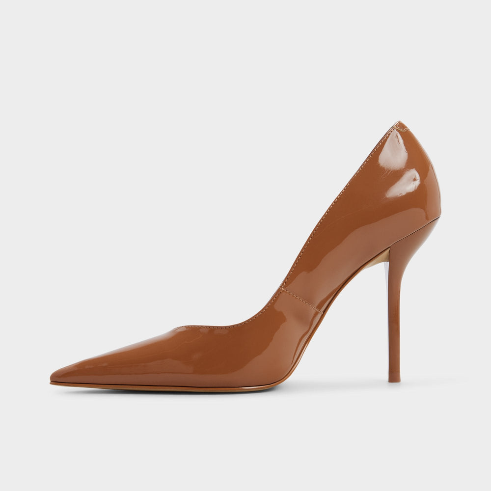 Emelie in Medium Brown - Pump, Stiletto heel