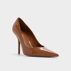 Emelie in Medium Brown - Pump, Stiletto heel