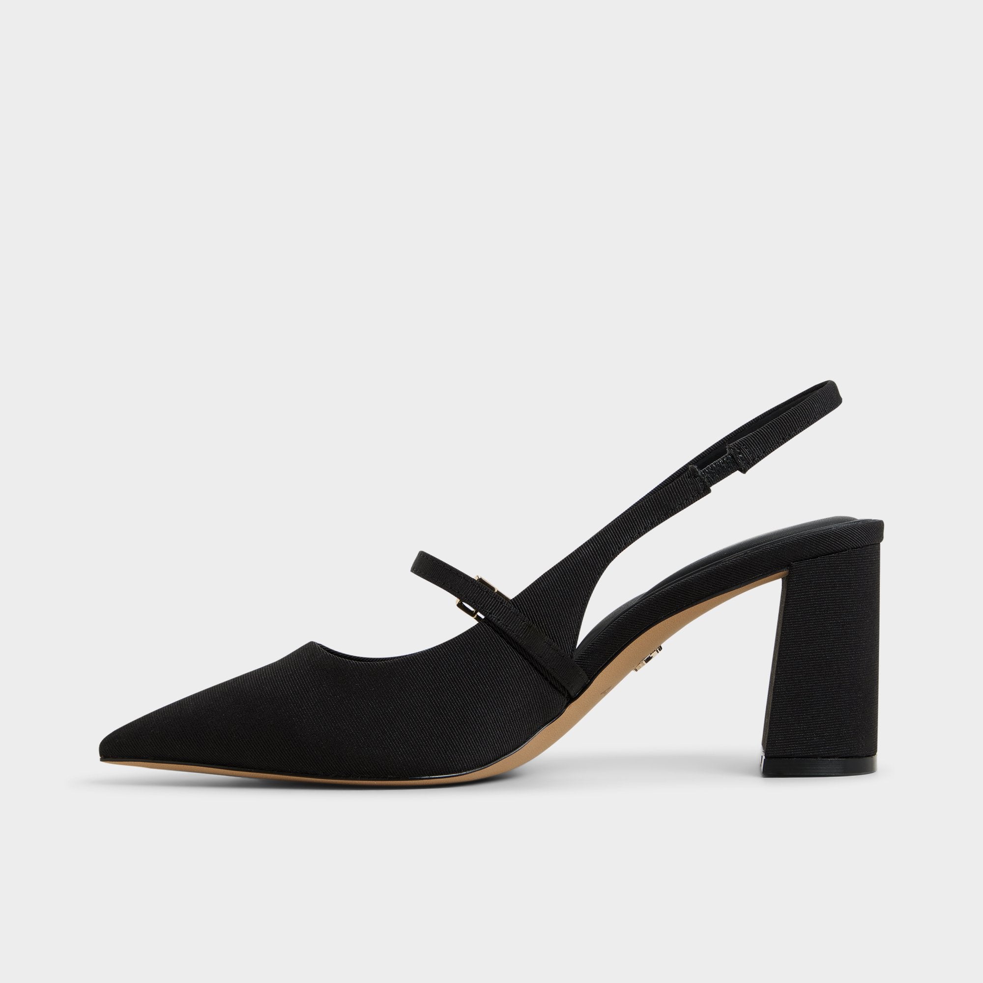 Vestian in Black 14119843 - Slingback heel, Block heel