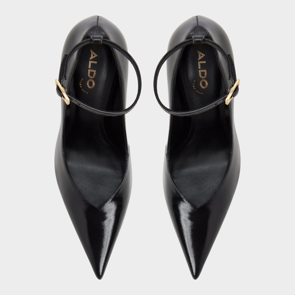 Zaira in Black - Pump, Stiletto heel