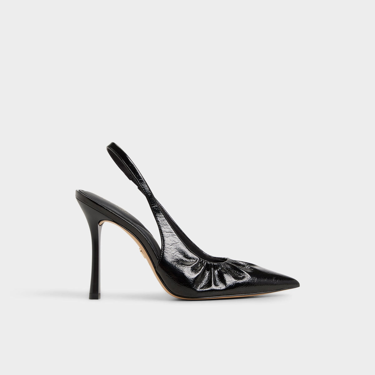 Mystie Black Women's Slingbacks - Slingback heel, Stiletto heel