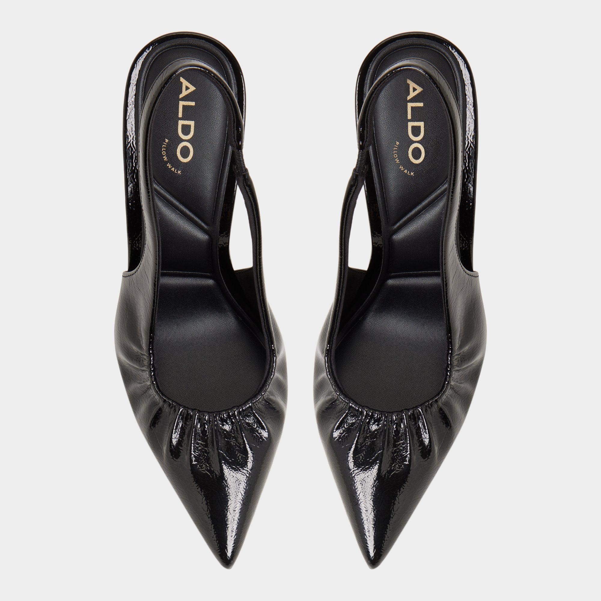Mystie Black Women's Slingbacks - Slingback heel, Stiletto heel