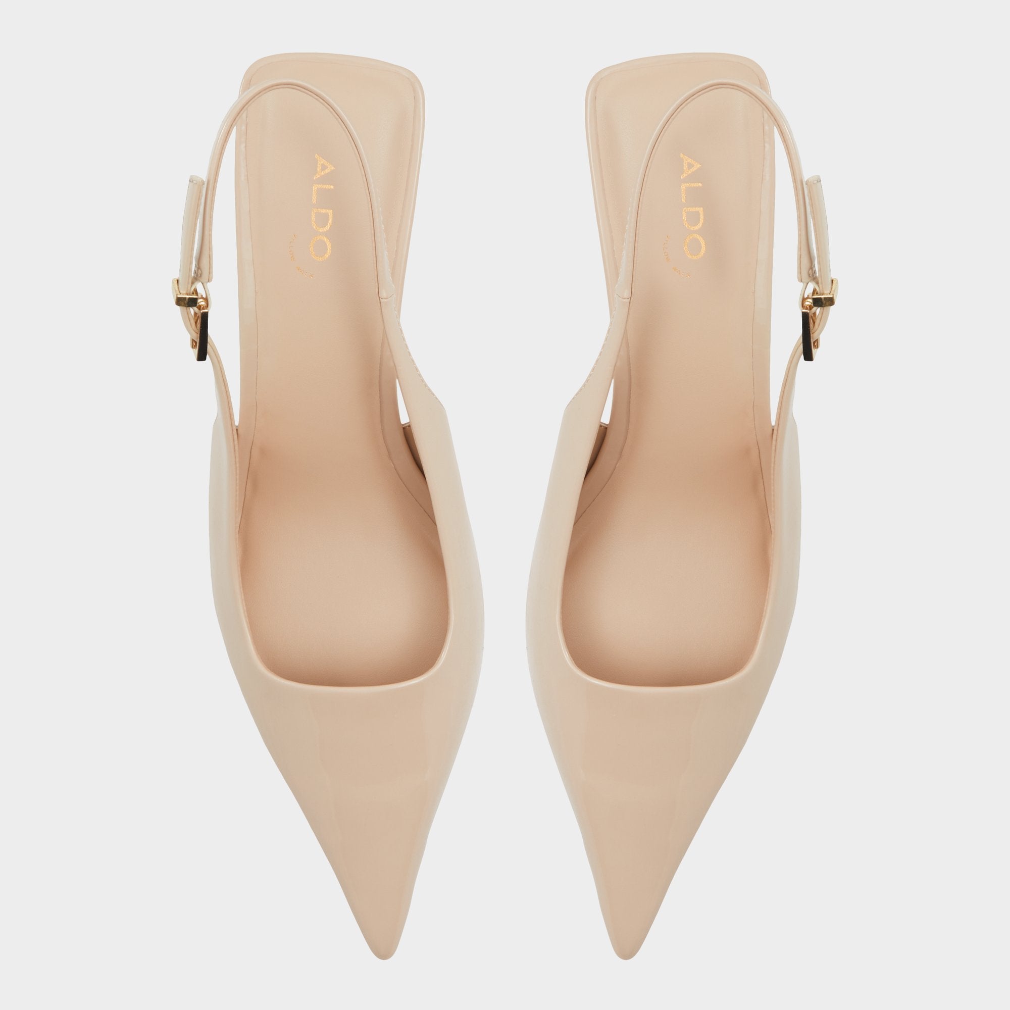Josita Medium Beige Women's Kitten heels - Slingback heel, Kitten heel
