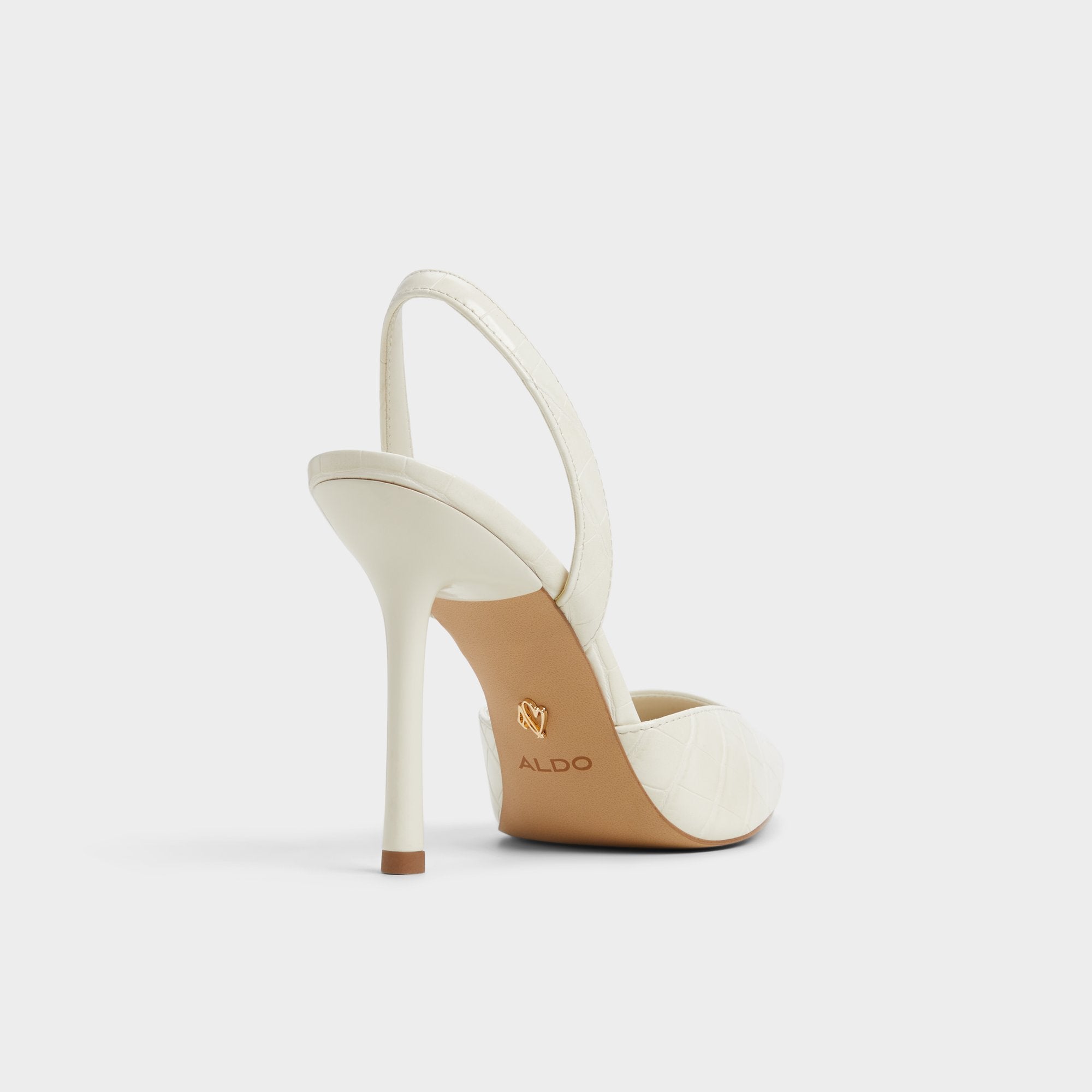 Berolden Other White Women's Slingbacks - Slingback heel, Stiletto heel