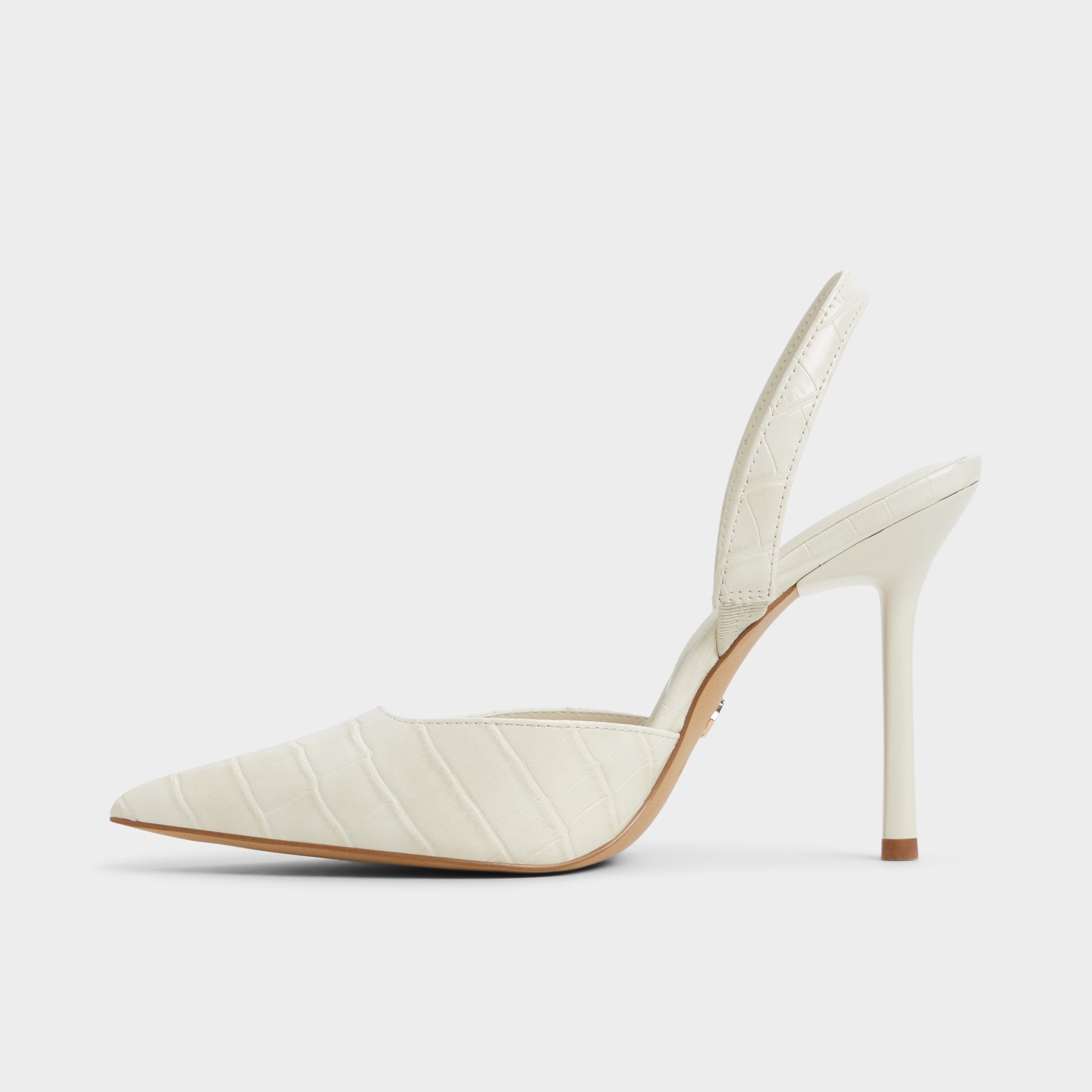 Berolden Other White Women's Slingbacks - Slingback heel, Stiletto heel
