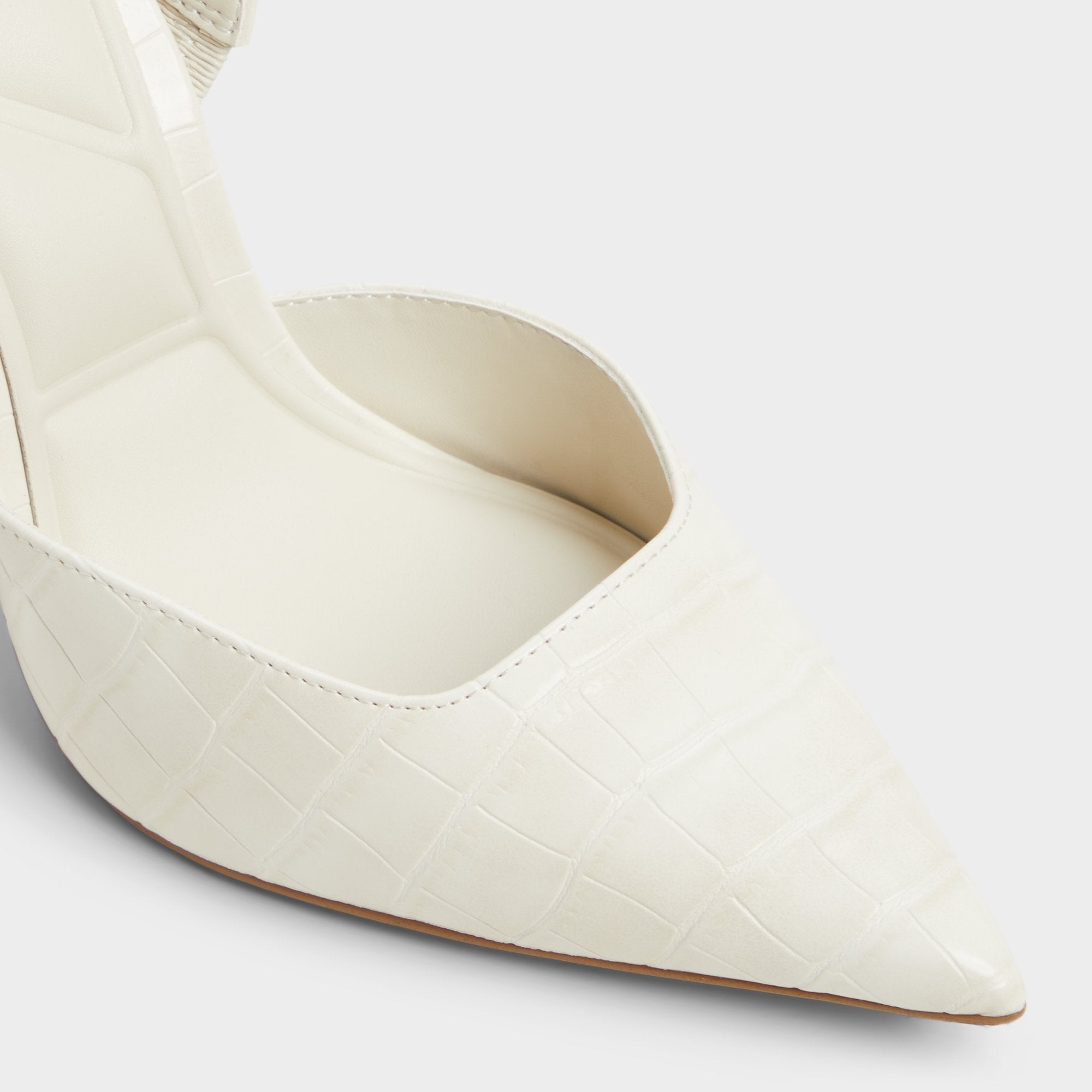 Berolden Other White Women's Slingbacks - Slingback heel, Stiletto heel
