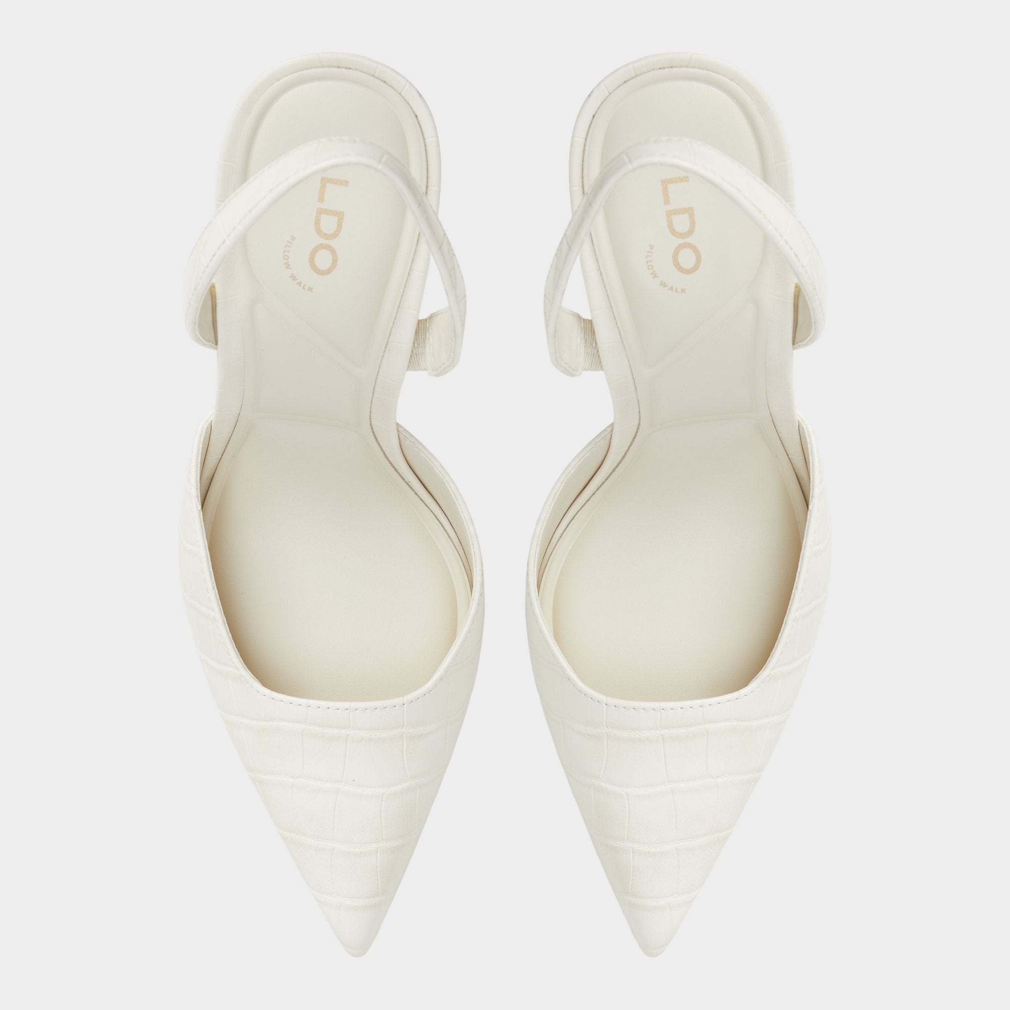 Berolden Other White Women's Slingbacks - Slingback heel, Stiletto heel