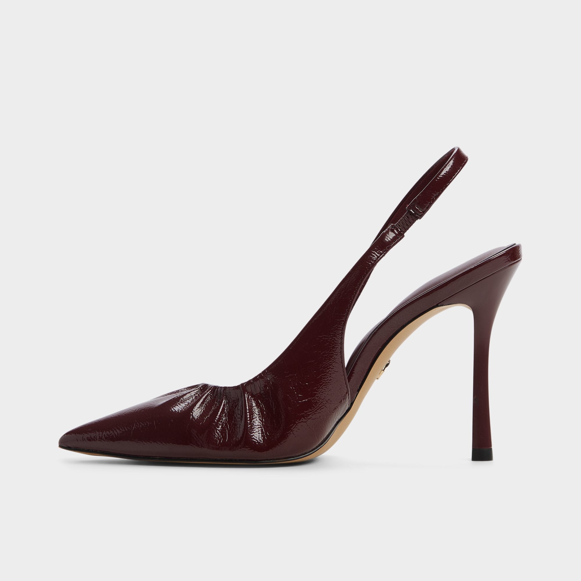 Mystie Bordo Women's Slingbacks - Slingback heel, Stiletto heel