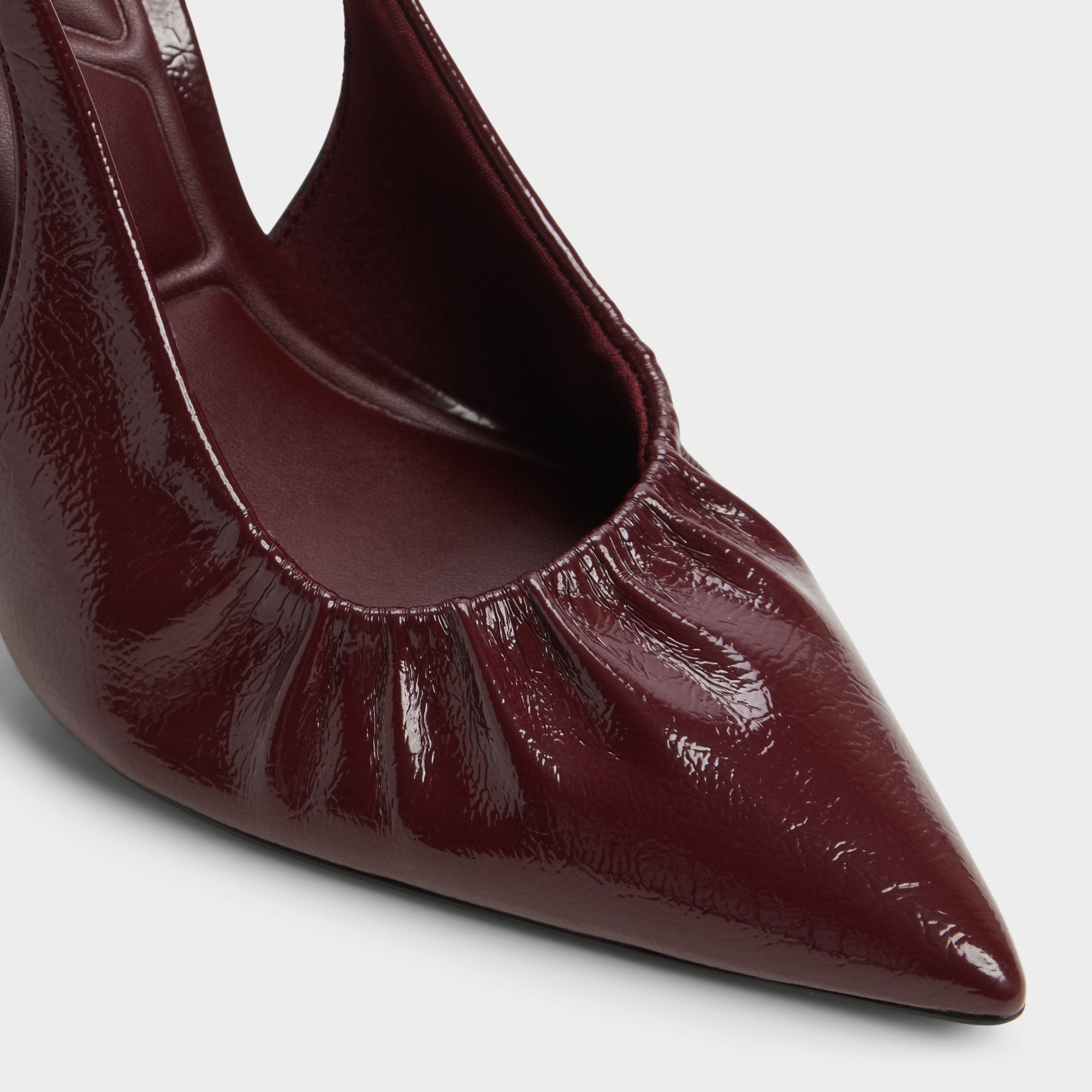 Mystie Bordo Women's Slingbacks - Slingback heel, Stiletto heel