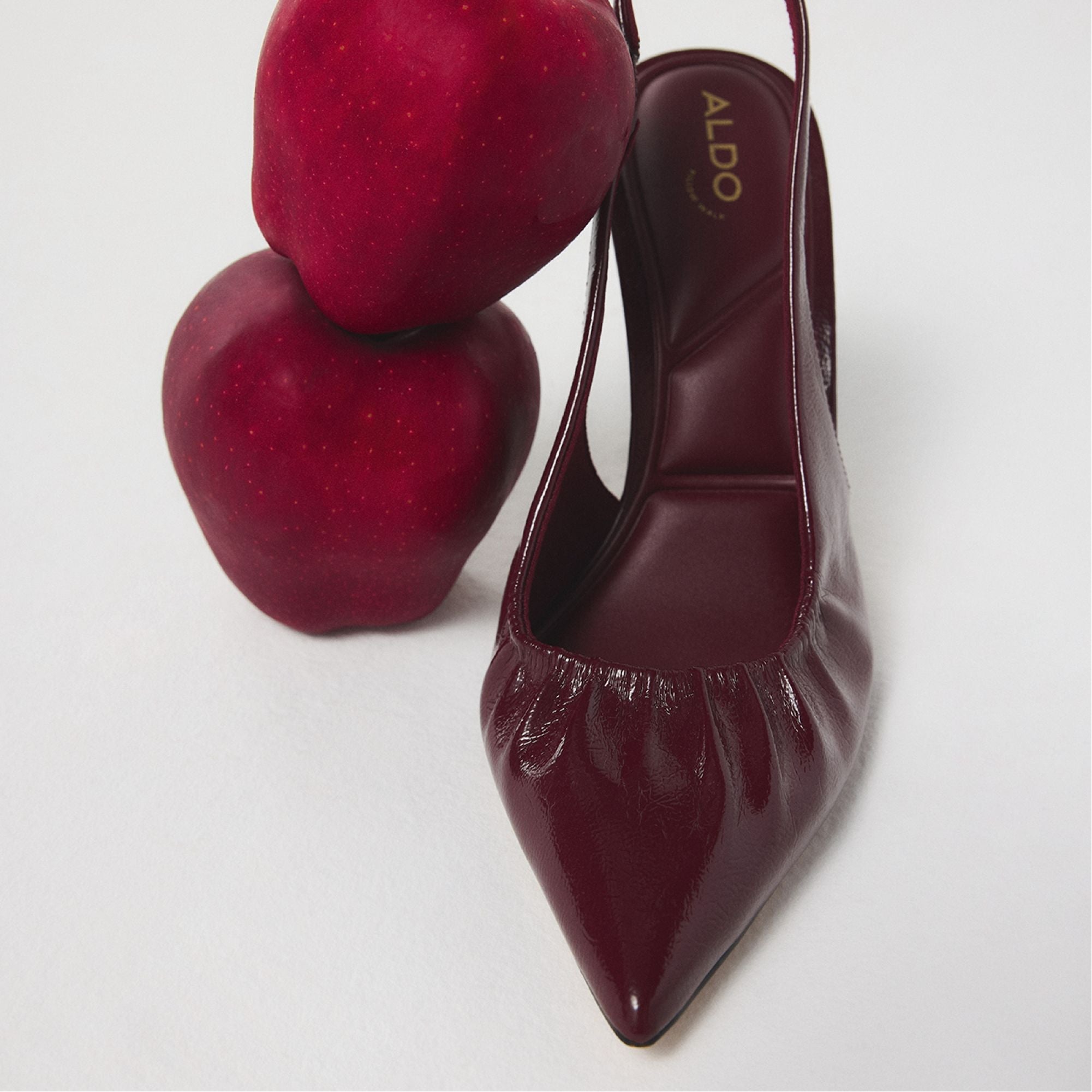 Mystie Bordo Women's Slingbacks - Slingback heel, Stiletto heel