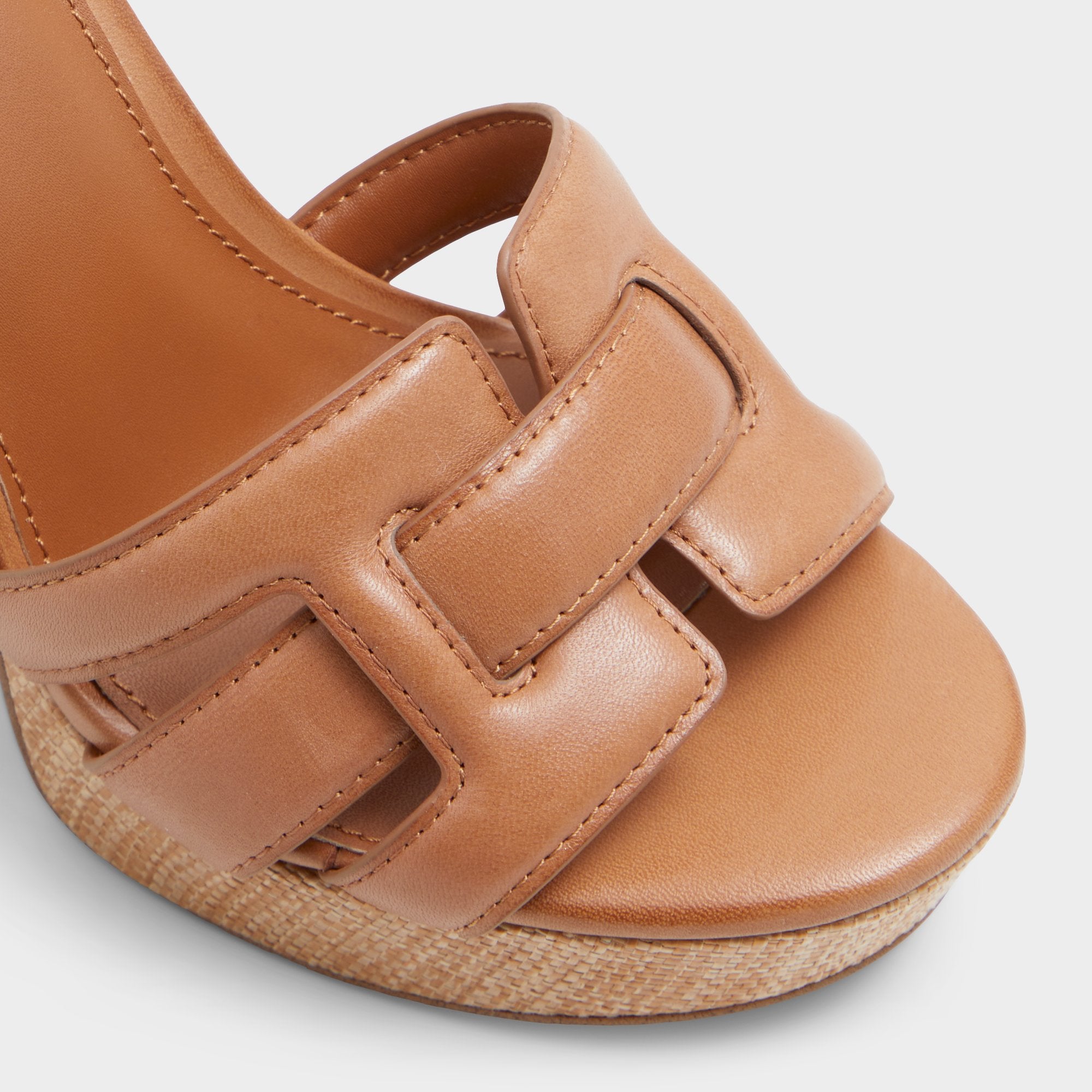 Valaberel Medium Brown Women's Platform sandals - Strappy heeled sandal, Platform