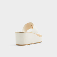 Penelopy White Women's Wedges - Wedge sandal, Wedge heel
