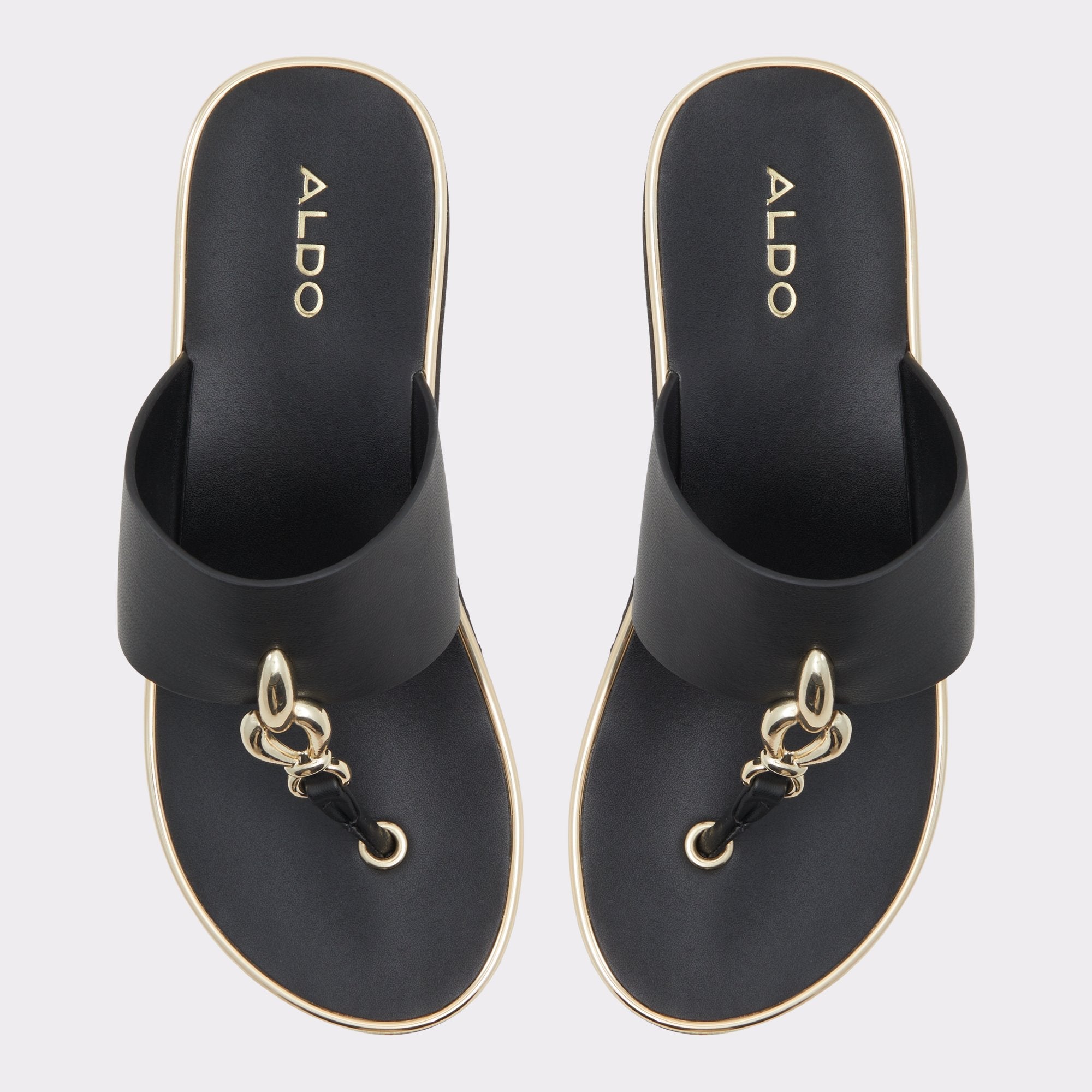 Penelopy Black Women's Wedges - Wedge sandal, Wedge heel