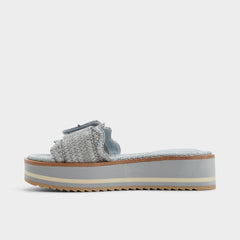Wavynelly Other Blue Women's Flats - Slide sandal, Platform