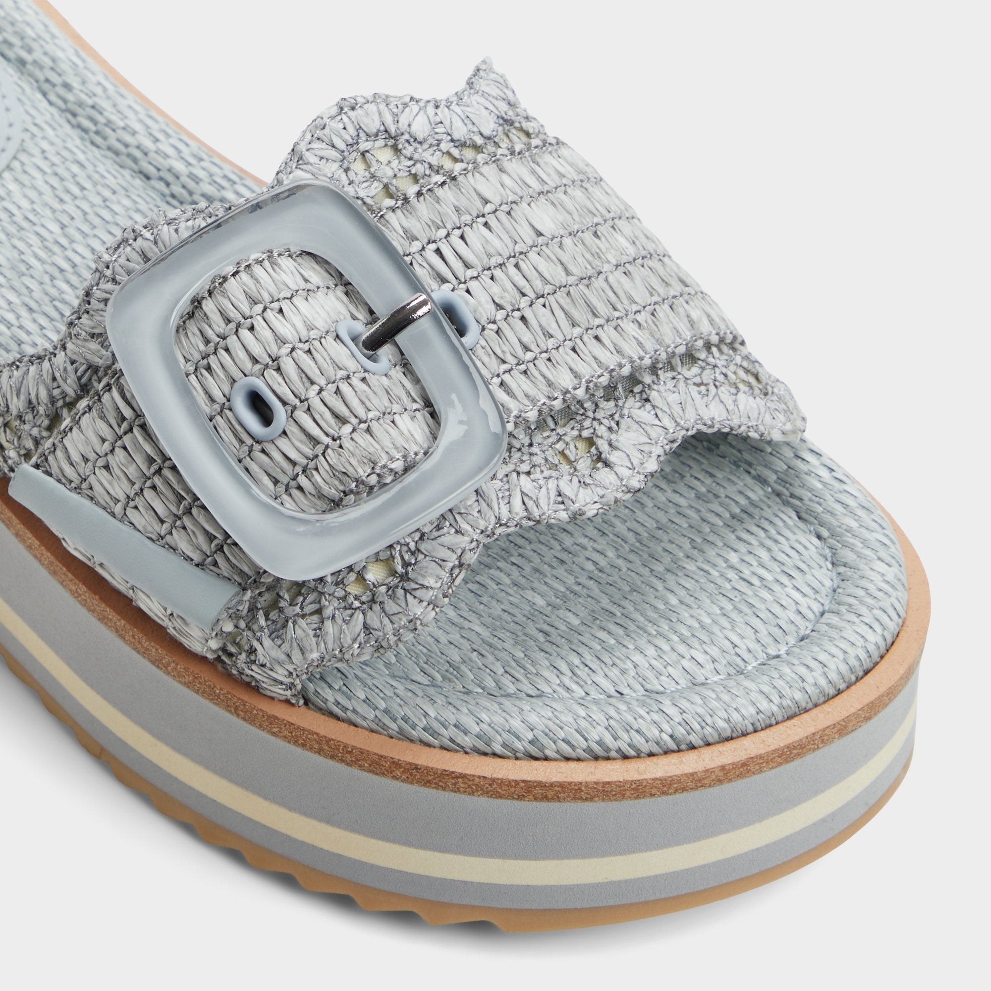Wavynelly Other Blue Women's Flats - Slide sandal, Platform