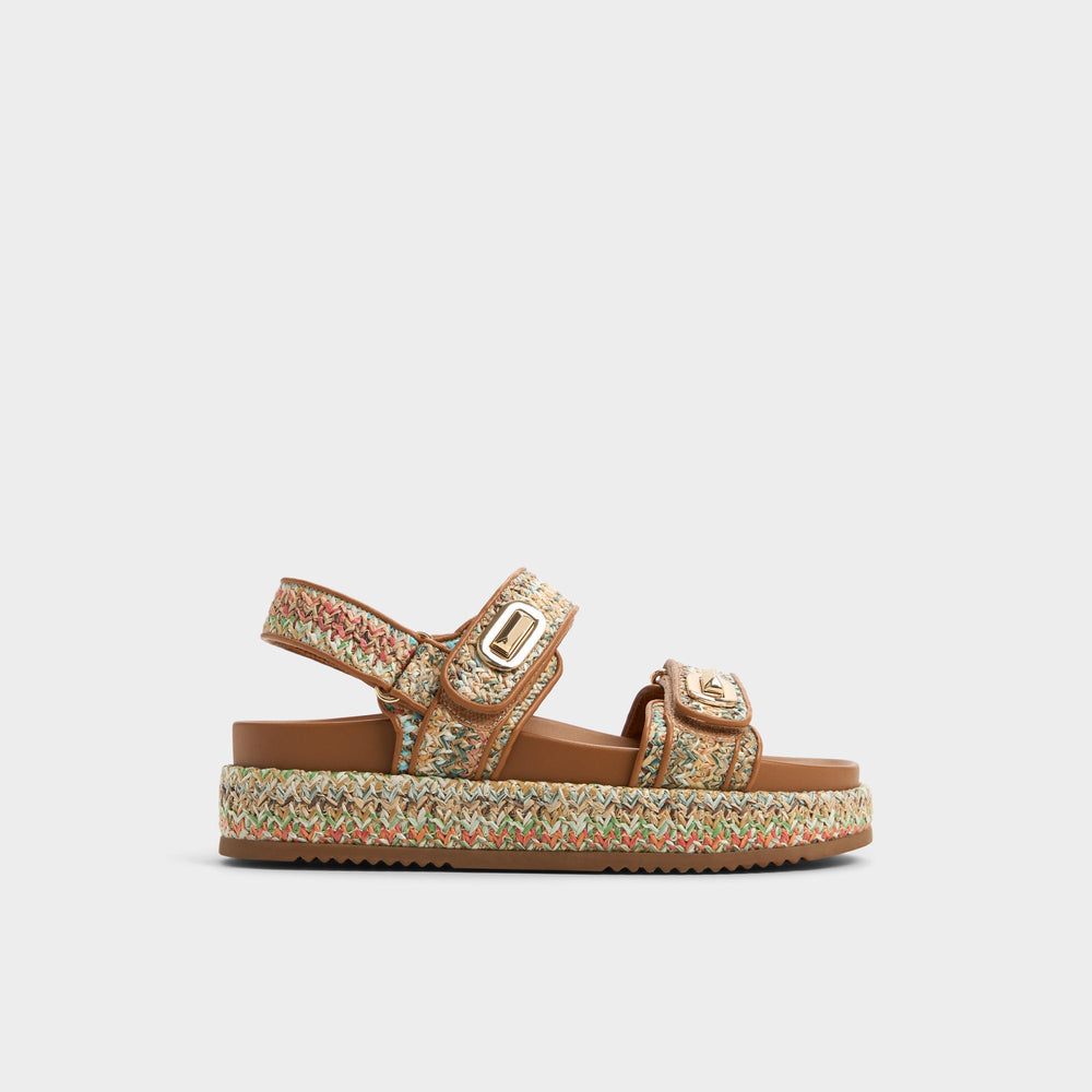 Sunhaven Bright Multi Women's Platform sandals - Footbed sandal