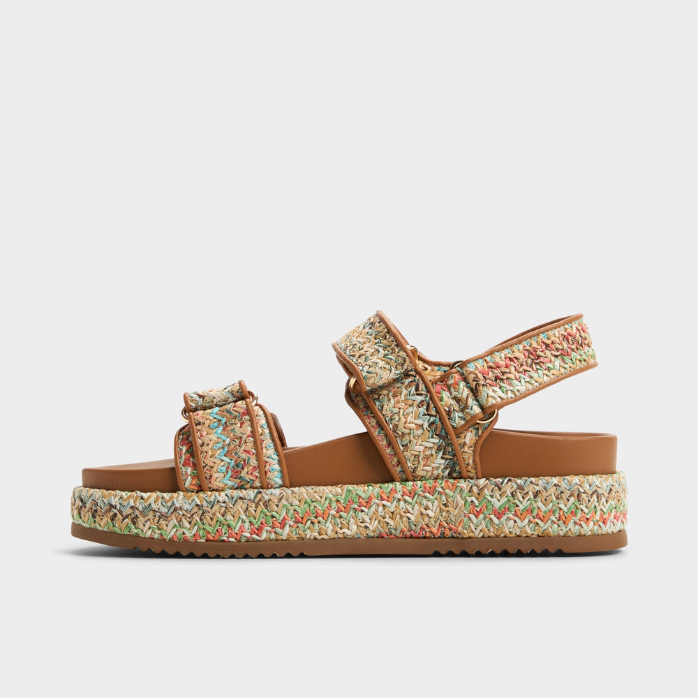 Sunhaven Bright Multi Women's Platform sandals - Footbed sandal