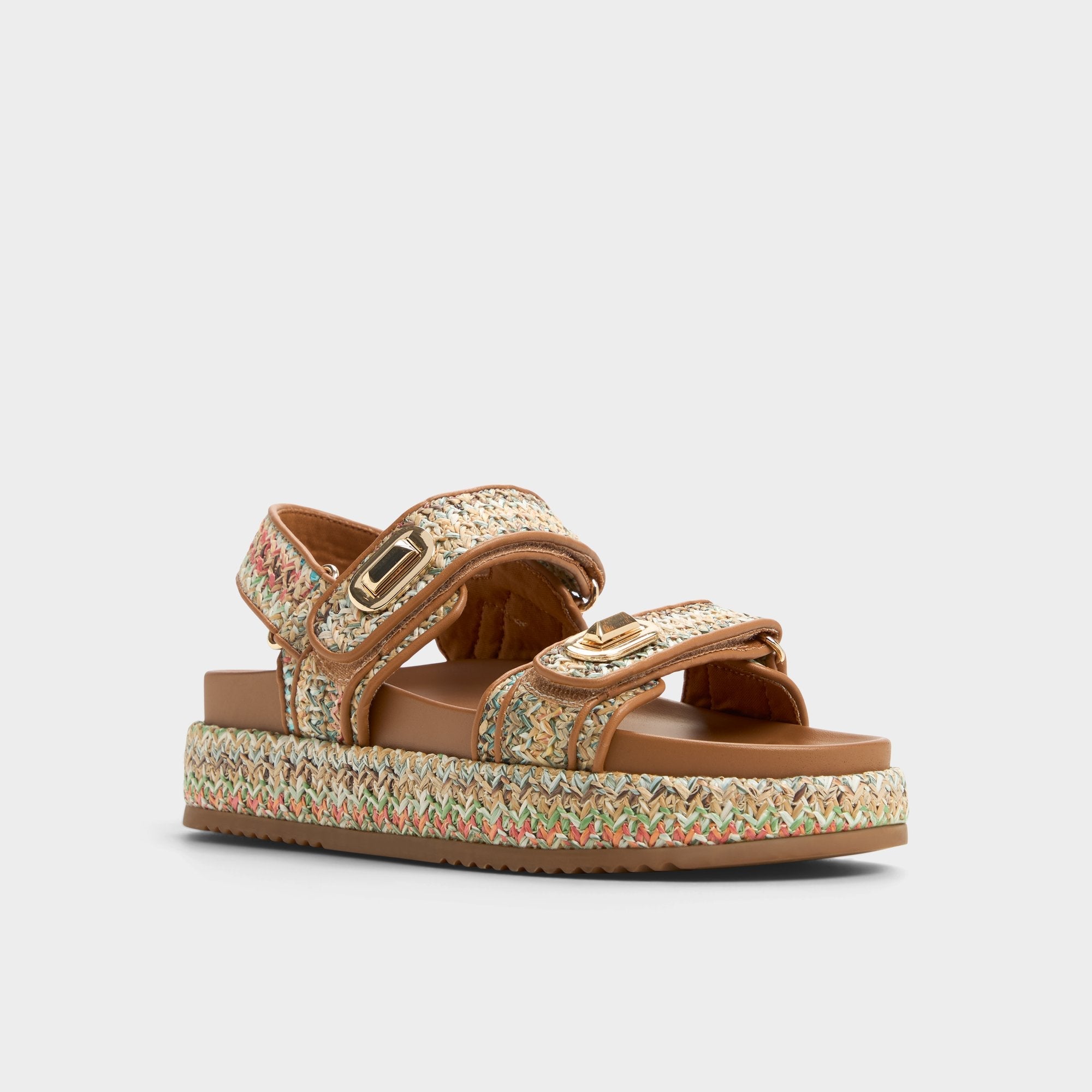 Sunhaven Bright Multi Women's Platform sandals - Footbed sandal