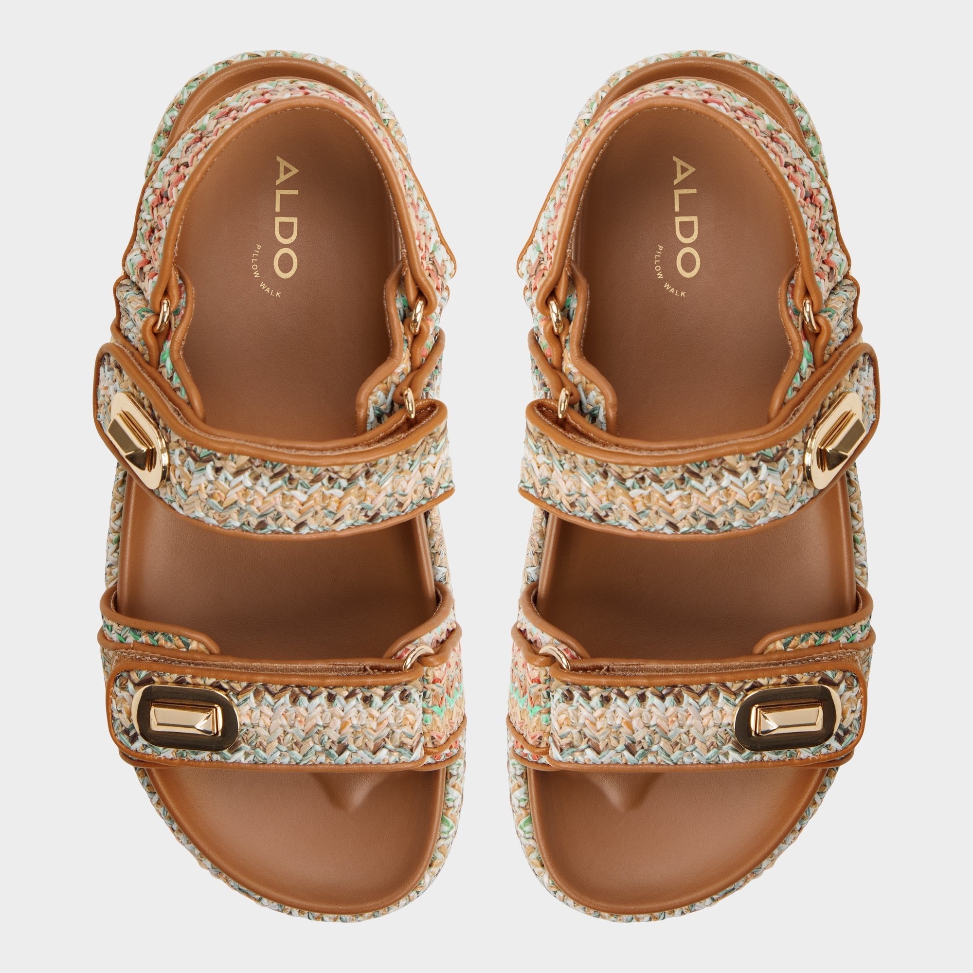 Sunhaven Bright Multi Women's Platform sandals - Footbed sandal