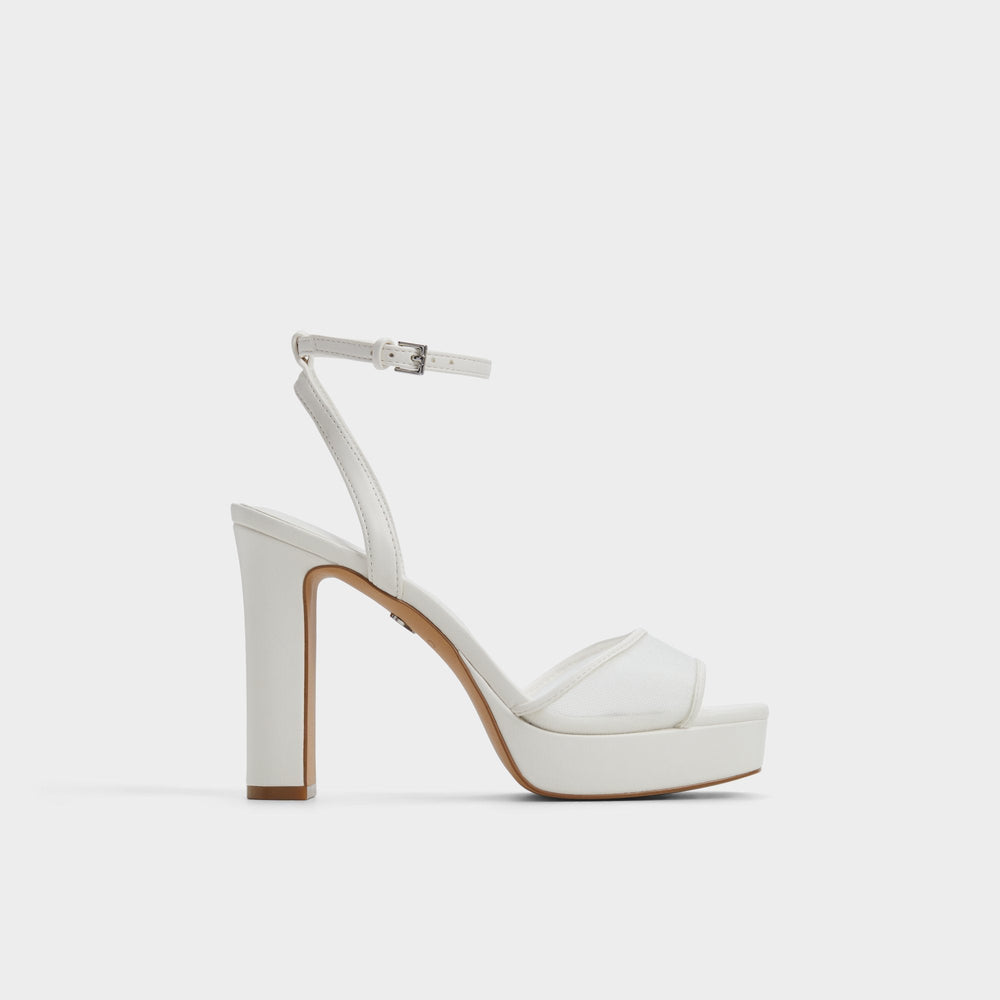 Chicglimmer Other White Women's Platform sandals - Strappy heeled sandal, Block heel