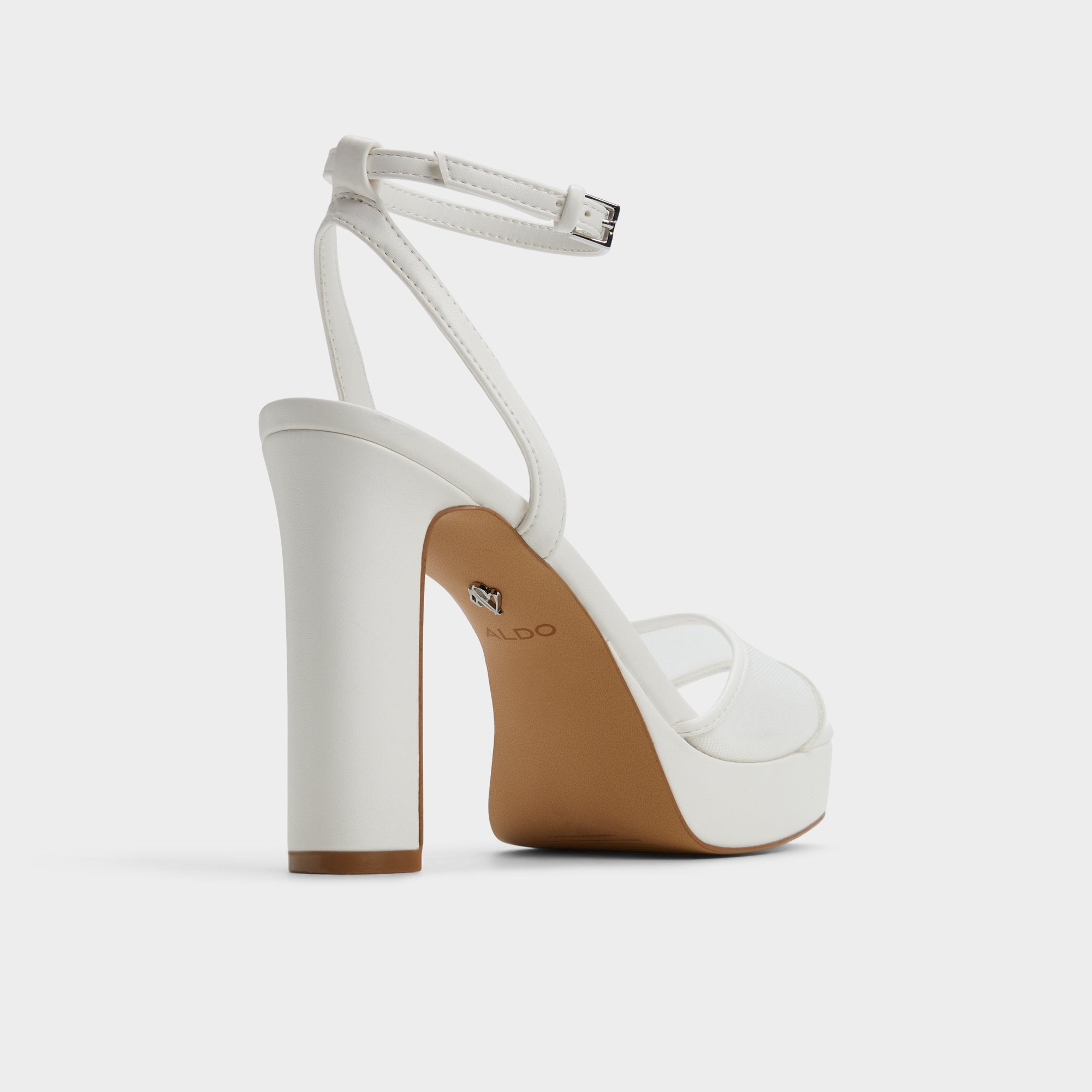 Chicglimmer Other White Women's Platform sandals - Strappy heeled sandal, Block heel