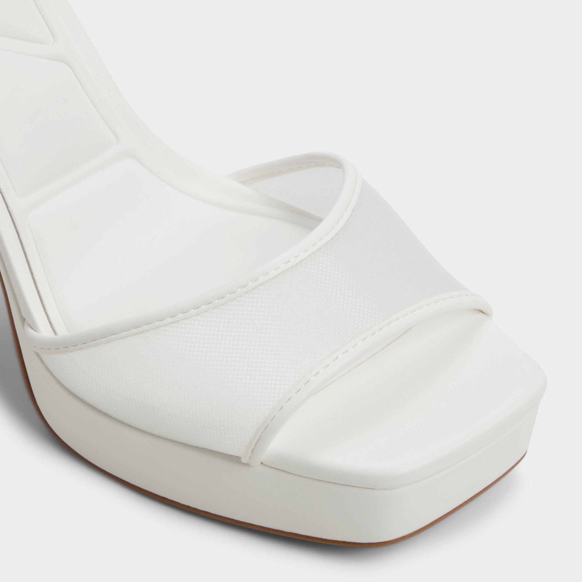 Chicglimmer Other White Women's Platform sandals - Strappy heeled sandal, Block heel