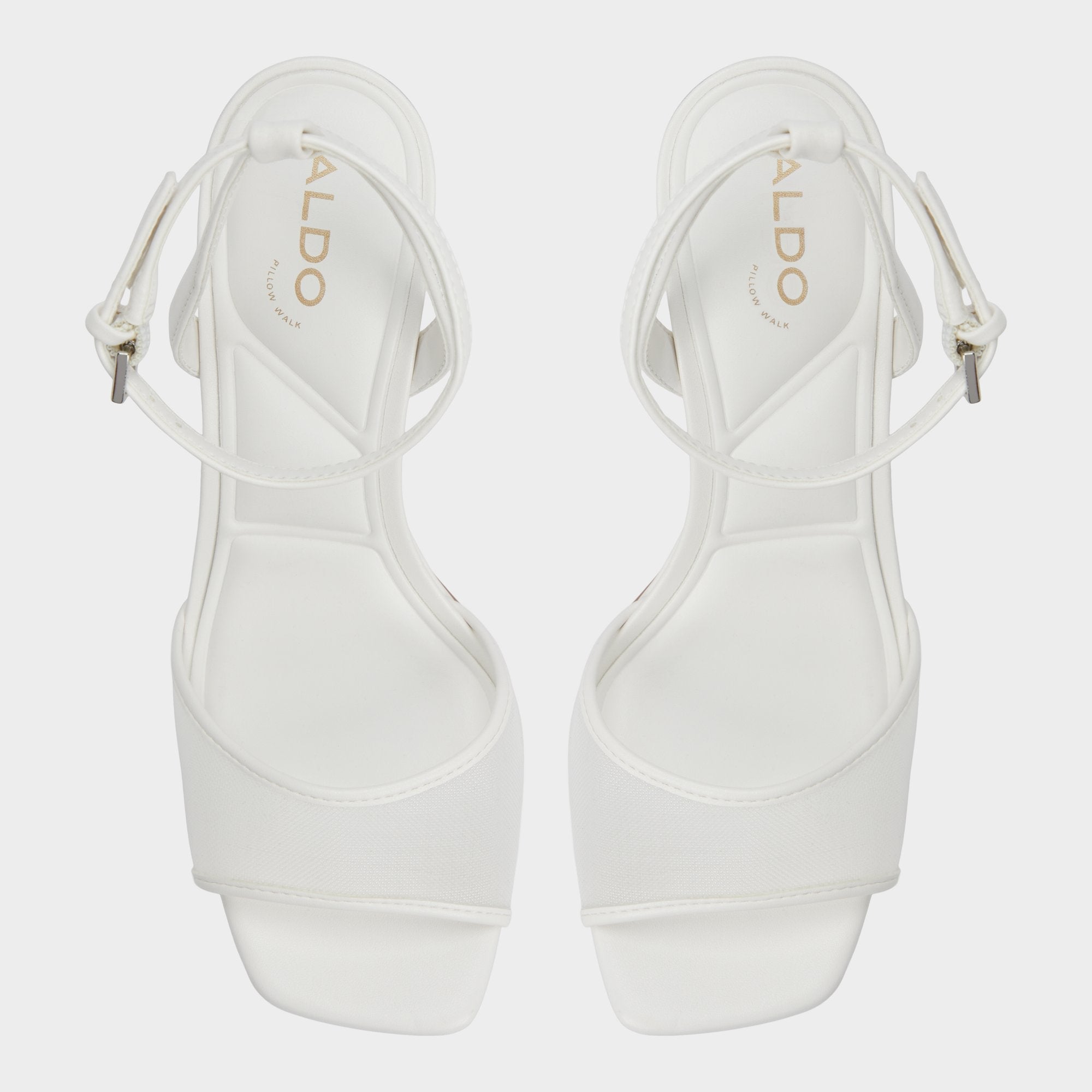 Chicglimmer Other White Women's Platform sandals - Strappy heeled sandal, Block heel