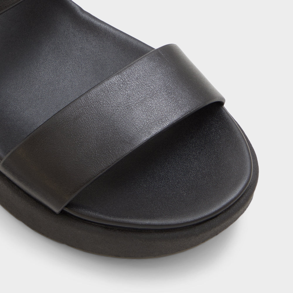 Silyia Black Women's Sandals - Flat sandal